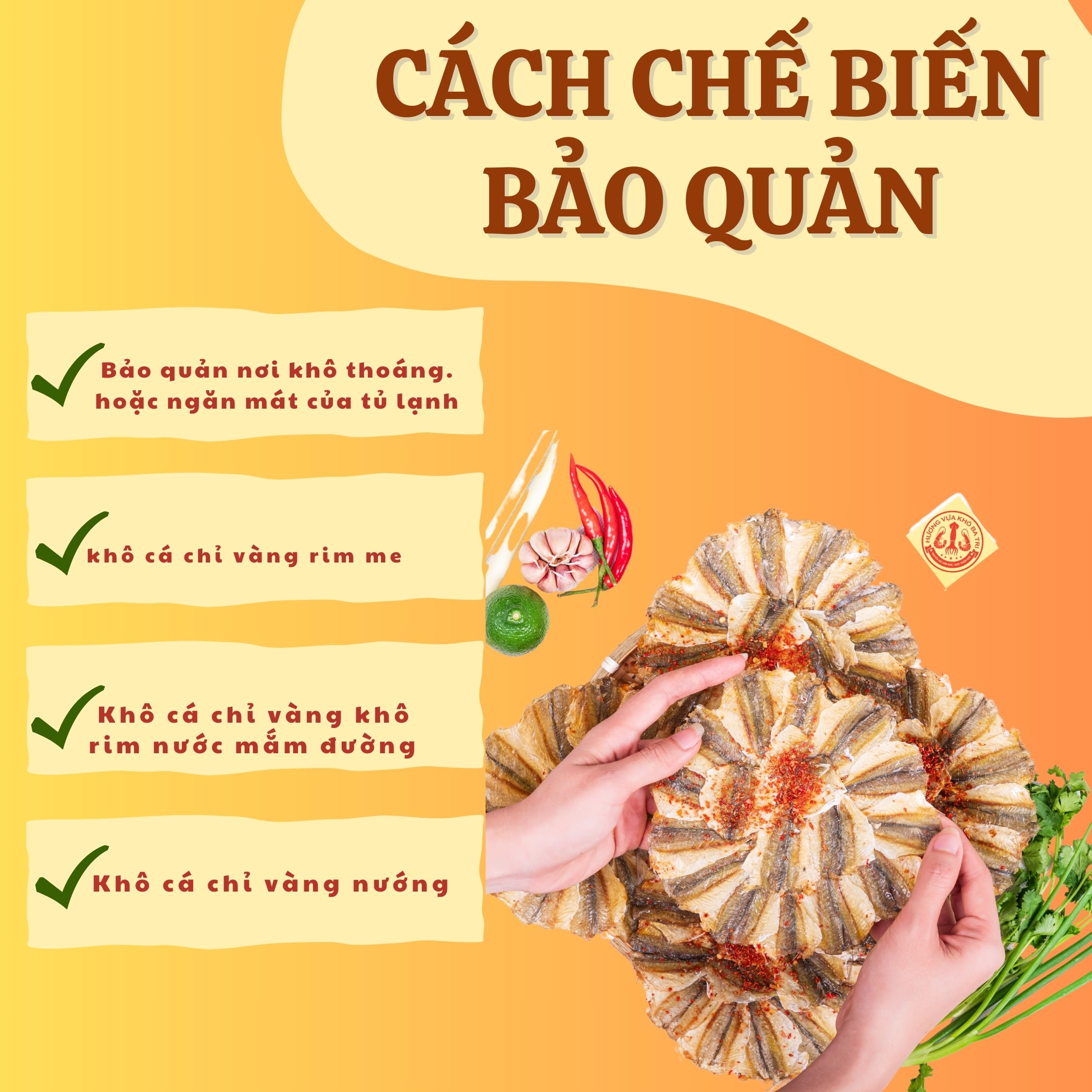 KHÔ CÁ CHỈ VÀNG BÔNG LOẠI 1